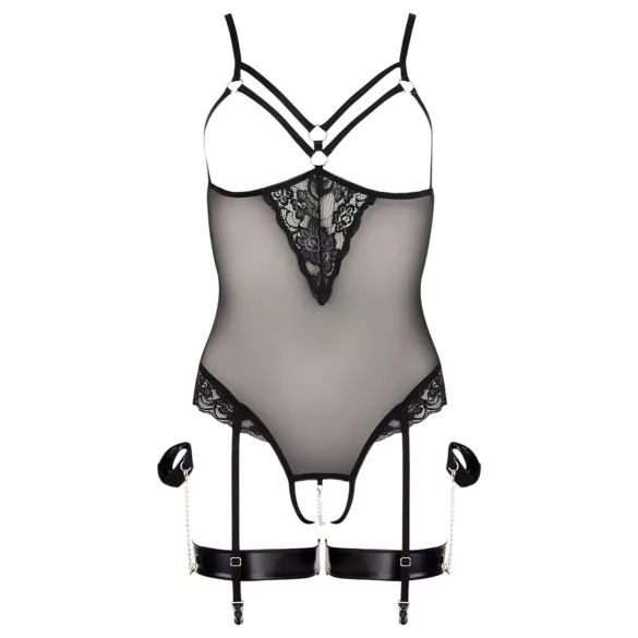 Cottelli Bondage - Metallringe Body & Handfesseln (schwarz)