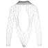 NO:XQSE - langärmliger, schwarzer Netz-Body aus Mesh (S-L)