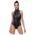 Cottelli Party - Schlangenhautmuster Body (schwarz) - M