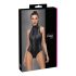 Cottelli Party - Schlangenhautmuster Body (schwarz) - L