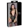 Cottelli Bondage - Spitzen-Body mit Halsband (Schwarz) - L