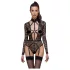 Cottelli - transparenter Riemenbody (schwarz) - M