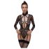 Cottelli - transparenter Riemenbody (schwarz) - XL