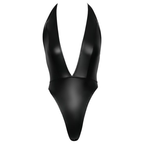 Cottelli Party - Glänzender Neckholder-Body (Schwarz)