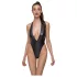 Cottelli Party - Glänzender Neckholder-Body (Schwarz) - M