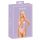 Lustvolles Blumenstickerei-Body in Rosa - L/XL