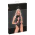 Noir - Body mit Schlangenleder-Print (Schwarz) - M