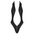 Cottelli Party - Body mit Kragen (schwarz) - M/L