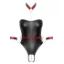 Cottelli Bondage - Glänzender Body und Handfesseln (schwarz) - L