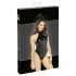 Noir - Glänzender Neckholder-Body (Schwarz) - M