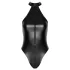 Noir - glänzender Neckholder-Body (schwarz) - L