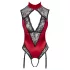 Cottelli - Spitzebody mit Halsband (rot) - L