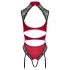 Cottelli - Spitzebody mit Halsband (rot) - L