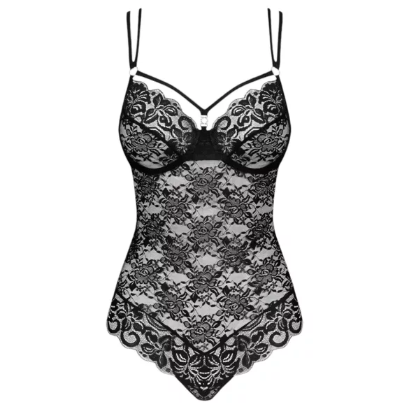 Obsessive 860-TED-1 - super sexy Spitzen-Body (schwarz)