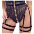 Cottelli - Offener, Riemen-Bodysuit (Schwarz)