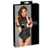 Cottelli Bondage - Offenherziger Body (schwarz) - L