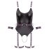 Cottelli - Offener Bondage-Body mit Handschellen (Schwarz) - M