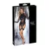 Cottelli Bondage - Transparente Oberteil mit Handschellen (schwarz)
