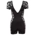 Cottelli - Schleifen und Spitze Kleid (schwarz) - XL