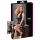 Cottelli Plus Size - Glänzendes Kleid mit Spitze (Schwarz)