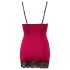 Cottelli - Exklusives Schnürkorsett-Kleid (Rot) - XL