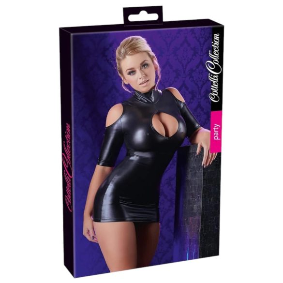 Cottelli - Schulterfreies Partykleid (Schwarz)