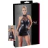 Cottelli - Spitzen Minikleid mit glänzendem Halsband (schwarz)