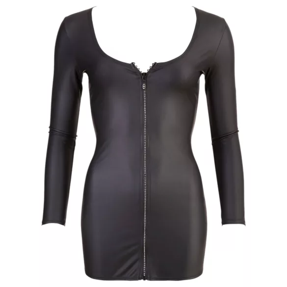 Cottelli - Partykleid mit Strassreißverschluss (schwarz) - M
