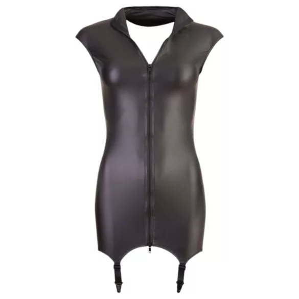 Cottelli - Party Time - Kleid mit Strumpfhaltern (schwarz) - XL