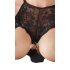 Abierta Fina - Gewagter Glanz - Minikleid (schwarz) - M