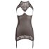 Abierta Fina - Gewagter Glanz - Minikleid (schwarz) - M
