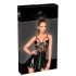 Noir - Lackkleid mit Netzdetail (Schwarz) - XL