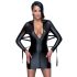 Cottelli Bondage - Glänzendes Kleid mit Fesseln (schwarz)