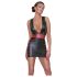 Cottelli Party - Gestreiftes, figurbetontes Kleid (schwarz-rot) - XL