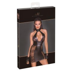 Noir - geschnürtes Minikleid (schwarz)