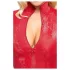 Cottelli - Schlangenhaut-Minikleid (rot) - M