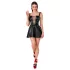Noir - vorne geschnürtes Minikleid (schwarz) - M