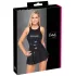 Cottelli - Minikleid in Lackoptik (schwarz)