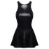Cottelli - Minikleid in Lackoptik (schwarz)