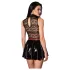 Cottelli - Korsagenförmiges Minikleid aus Spitze (schwarz)