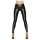 Noir - Lange, Glänzende Leggings (Schwarz) - L