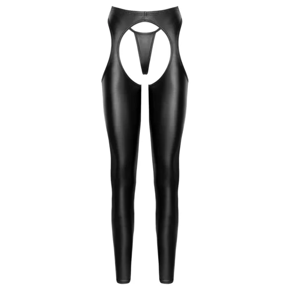 Cottelli - Offene Chaps-Hose und String-Set (schwarz) - M
