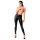 Noir - Glänzende Lange Hose (Schwarz) - L