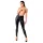 Noir - glänzende lange Hose (schwarz) - L