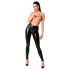 Noir - Glänzende Lange Hose (Schwarz) - L