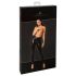 Noir - Glänzende Lange Hose (Schwarz) - L