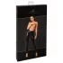 Noir - glänzende lange Hose (schwarz) - L