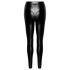 Noir - Glänzende Lange Hose (Schwarz) - L