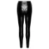 Noir - glänzende lange Hose (schwarz) - L