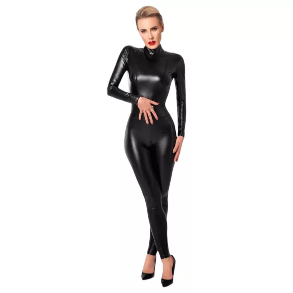 Noir - Reißverschluß-Overall (schwarz)